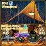 Vautvis Cadena De Luces Para Camping, 10M Guirnaldas Camping Retráctil, Luz De Campamento, 8 Modos De Iluminación, Impermeable