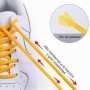 Shecret 2 Pairs Elastic Shoelaces without Knot, Elastic Shoelaces Sports Shoes with Metal Buckle, Universal Laces for Children