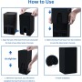 Mcbazel Funda Protectora Antipolvo para Consola De Juegos Xbox Series X ,Funda Vertical para Xbox Series X Consola Cubierta a