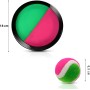 Retoo Juego de Bolas de Atrapar, Paletas y Bola de Velcro Juego de Catch-Ball, Juegos de Playa para Niños, Bolas de Lanzamiento