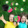 Retoo Juego de Bolas de Atrapar, Paletas y Bola de Velcro Juego de Catch-Ball, Juegos de Playa para Niños, Bolas de Lanzamiento