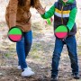 Retoo Juego de Bolas de Atrapar, Paletas y Bola de Velcro Juego de Catch-Ball, Juegos de Playa para Niños, Bolas de Lanzamiento