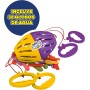 Bizak Splash Atom, Juego de Agua para 2 Jugadores, Incluye 36 Globos Reemplazables, Juego Activo al Aire Libre, Niños y Niñas +6
