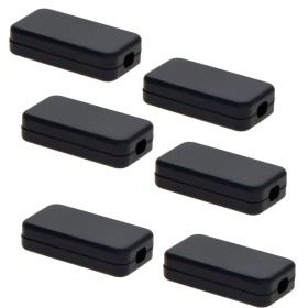6 cajas de plástico para proyectos, 10 x 20 x 11 mm, mini caja de conexiones a prueba de polvo para proyectos electrónicos, de