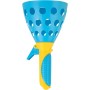 Idena 40251-Juego XXL con 2 cubiletes, Incl. 3, Juego de Pelota para jardín, Parque y Playa, Color Yellow/Blue, L Berlin 40251