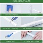 Canaletas Adhesivas para Cables 15x10mm Pack de 4, 6, 8 o 10 Metros, Organizador de Cables, Canaleta Cables Pared Adhesivo,