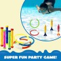 JOYIN Juguetes de Buceo 18 Piezas Juegos de Agua Verano Piscina Juguetes para Nadar bajo el Agua Conjunto Juguetes de