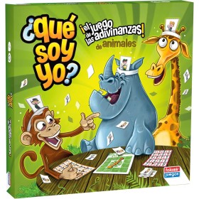 Falomir-¿Qué soy yo Animales. Juego de mesa. Clásicos, multicolor (31064)