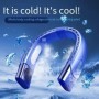 Ventilador de cuello colgante, 6000mAh, portátil, sin aspas, recargabl