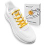 Shecret 2 Pairs Elastic Shoelaces without Knot, Elastic Shoelaces Sports Shoes with Metal Buckle, Universal Laces for Children
