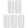 GlobalCrown Instant Camera Print Paper Refill for Kids, 5 Rolls Thermal Printer Paper, Inkless White Printing Paper (5 Rolls)