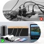 QOUBNIC Caja de Gestión de Cables con Tapa de Bambú, Caja Organizadora Cables Esconder Cables Caja Cables para Ocultar y