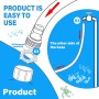 LOVICVKEM Splash Pad Ronda, Tapete de Juegos de Agua 170CM Almohadilla de Aspersor de Juego, Verano Juguete Acuático para Niños,