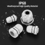 Juego de 40 prensaestopas M12 M16 M20 M25, IP68 impermeables, prensaestopas de relleno, conectores de cable de nailon de