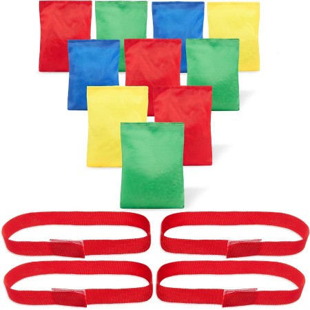 KreativeKraft Juegos Infantiles Juegos Exterior Niños Familia Adultos para Fiesta Cumpleaños Jardin Aire Libre Sacos para
