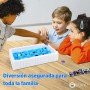 BIORYC ® Juego de Mesa Ajedrez Magnético Negro (20 imanes) + Bolsa de Tela + Varillas + Enlaces + Tablero de Esponja | Juegos