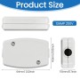 KYYGKY 4PCS Cajas Conexiones Electricas de 3 Terminales, Cajas Estancas Electricidad de Plástico, Caja de Empalmes Eléctricos