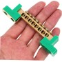 HOMOCONO - Juego De Bloques De Terminales De Rendimiento Duradero 5 Piezas Bloques De Terminales De Latón Conector De Cable Y