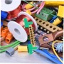HOMOCONO - Juego De Bloques De Terminales De Rendimiento Duradero 5 Piezas Bloques De Terminales De Latón Conector De Cable Y