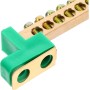 HOMOCONO - Juego De Bloques De Terminales De Rendimiento Duradero 5 Piezas Bloques De Terminales De Latón Conector De Cable Y