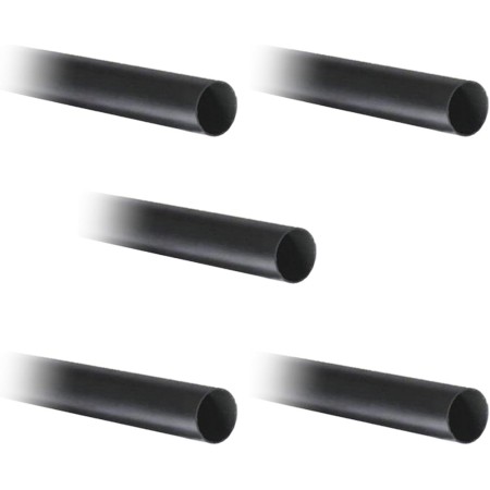 Feeuid 5X Negro Tubo de Encogimiento de Envoltura de Tuberia Termorretractil de Cable/Alambre para Manguito Electrico 20Mm,1M