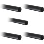 Feeuid 5X Negro Tubo de Encogimiento de Envoltura de Tuberia Termorretractil de Cable/Alambre para Manguito Electrico 20Mm,1M