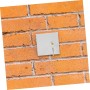 Gatuida Caja Eléctrica Exterior De Acero Inoxidable Caja De Conexiones De Metal Resistente Al Agua Con Cerradura Y Llaves Caja