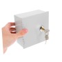 Gatuida Caja Eléctrica Exterior De Acero Inoxidable Caja De Conexiones De Metal Resistente Al Agua Con Cerradura Y Llaves Caja
