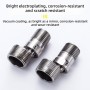 MUMQAQ Adaptador de ángulo de grifo de ducha ajustable, acero inoxidable 304, conector de ducha de pie curvado, adaptador de