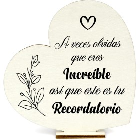 Regalos para Madres Navidad, Placa de Madera Corazón, Regalos Navidad Mujer, Detalles para Regalar Mujer, Regalo Cumpleaños