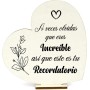 Regalos para Madres Navidad, Placa de Madera Corazón, Regalos Navidad Mujer, Detalles para Regalar Mujer, Regalo Cumpleaños