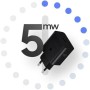 Samsung Cargador USB C, Adaptador de Corriente 45 W Ultra rápido, Adaptador USB C a USB, Cargador Samsung Carga rápida, Negro