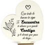 Regalos para Madres Navidad, Placa de Madera Corazón, Regalos Navidad Mujer, Detalles para Regalar Mujer, Regalo Cumpleaños