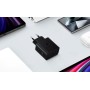 Samsung Cargador USB C, Adaptador de Corriente 45 W Ultra rápido, Adaptador USB C a USB, Cargador Samsung Carga rápida, Negro
