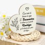 Regalos para Madres Navidad, Placa de Madera Corazón, Regalos Navidad Mujer, Detalles para Regalar Mujer, Regalo Cumpleaños