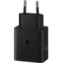 Samsung Cargador USB C, Adaptador de Corriente 45 W Ultra rápido, Adaptador USB C a USB, Cargador Samsung Carga rápida, Negro