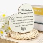 Regalos para Madres Navidad, Placa de Madera Corazón, Regalos Navidad Mujer, Detalles para Regalar Mujer, Regalo Cumpleaños