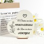 Regalos para Madres Navidad, Placa de Madera Corazón, Regalos Navidad Mujer, Detalles para Regalar Mujer, Regalo Cumpleaños