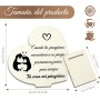 Regalos para Madres Navidad, Placa de Madera Corazón, Regalos Navidad Mujer, Detalles para Regalar Mujer, Regalo Cumpleaños