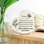 Regalos para Madres Navidad, Placa de Madera Corazón, Regalos Navidad Mujer, Detalles para Regalar Mujer, Regalo Cumpleaños