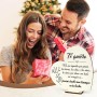 Regalos para Madres Navidad, Placa de Madera Corazón, Regalos Navidad Mujer, Detalles para Regalar Mujer, Regalo Cumpleaños