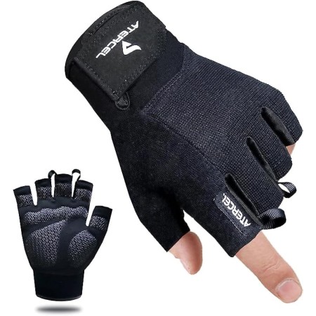 ATERCEL Guantes Gimnasio, para Hombre y Mujer, los Mejores Guantes Gym para Levantamiento de Pesas, Ciclismo, Gimnasio,