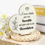 Regalos para Madres Navidad, Placa de Madera Corazón, Regalos Navidad Mujer, Detalles para Regalar Mujer, Regalo Cumpleaños