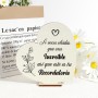 Regalos para Madres Navidad, Placa de Madera Corazón, Regalos Navidad Mujer, Detalles para Regalar Mujer, Regalo Cumpleaños
