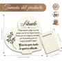 Regalos para Madres Navidad, Placa de Madera Corazón, Regalos Navidad Mujer, Detalles para Regalar Mujer, Regalo Cumpleaños