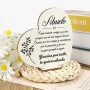 Regalos para Madres Navidad, Placa de Madera Corazón, Regalos Navidad Mujer, Detalles para Regalar Mujer, Regalo Cumpleaños