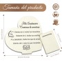Regalos para Madres Navidad, Placa de Madera Corazón, Regalos Navidad Mujer, Detalles para Regalar Mujer, Regalo Cumpleaños