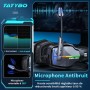 Tatybo Cascos Gaming para Ps5 Ps4 PC, Auriculares Gaming con Micrófono de Cancelación de Ruido Sonido EstéReo 3D 50 mm Drivers,