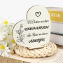 Regalos para Madres Navidad, Placa de Madera Corazón, Regalos Navidad Mujer, Detalles para Regalar Mujer, Regalo Cumpleaños
