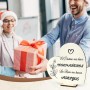 Regalos para Madres Navidad, Placa de Madera Corazón, Regalos Navidad Mujer, Detalles para Regalar Mujer, Regalo Cumpleaños